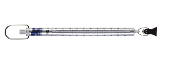 Balance à ressort PESOLA 1000g, graduation 10g, ligne Medio, bleue, avec pince, 41000