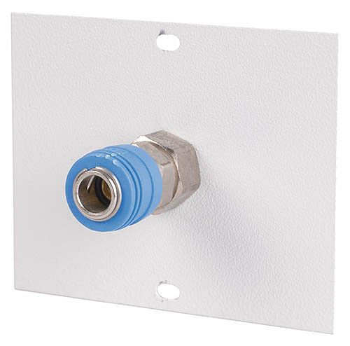 Plaque de recouvrement Bedrunka+Hirth, avec raccord d'air comprimé, 1 / 4, t = 1, 25 mm, 07.861.07