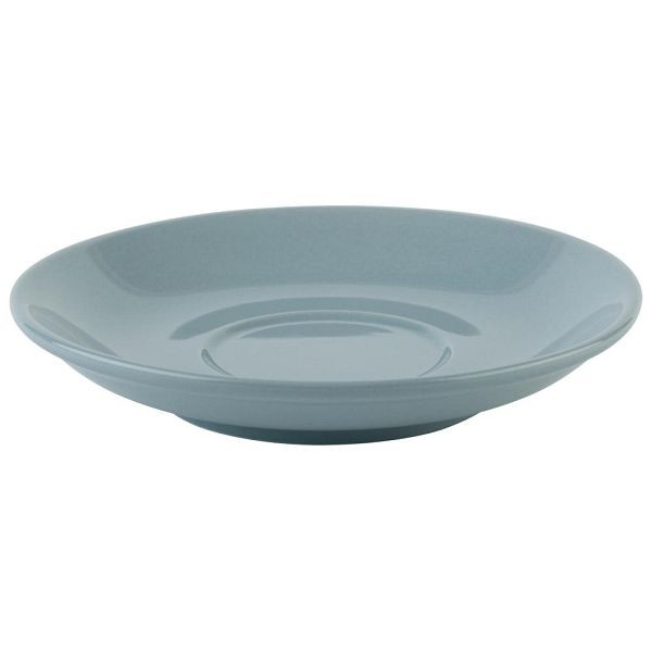 Soucoupes à café APS bleues Ø 14,5 cm, hauteur : 2,5 cm, lot de 6, 16014
