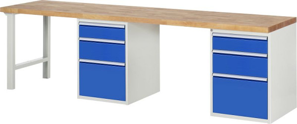 Etabli RAU série 7000 - modèle 7508-8, L3000 x P700 x H840 mm, 13-7508A8-307B4S.11