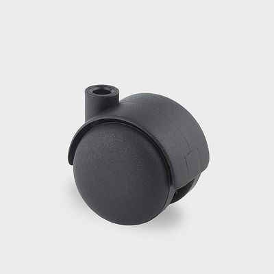 Roulette pivotante TENTE-ROLLEN, roue Ø 50 mm, capacité de charge 40 kg, hauteur 56 mm, D 65 Shore, A520POI050L51-8