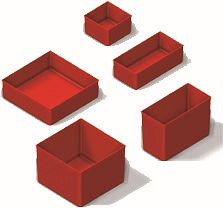 Kunzer set avec boîtes d'insertion pour tiroirs WES, WES593