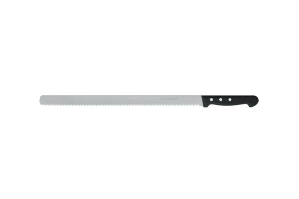 Couteau à pâtisserie Schneider POM avec bord dentelé, taille : 36 cm, 265636