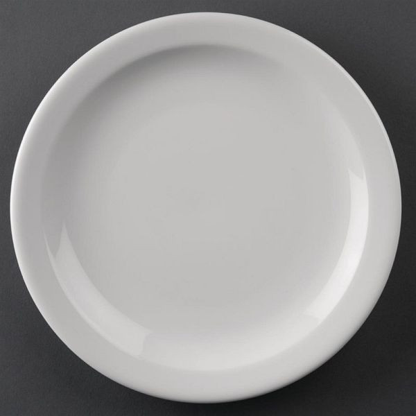 OLYMPIA Athena assiette ronde bord étroit 20,5 cm, UE : 12 pièces, CF362