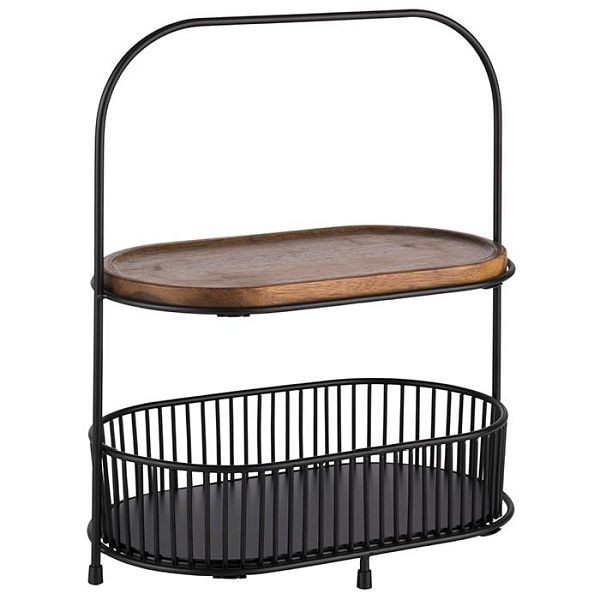 APS étagère 2 niveaux, 5 parties, 31 x 17 cm, hauteur : 37,5 cm, 30336