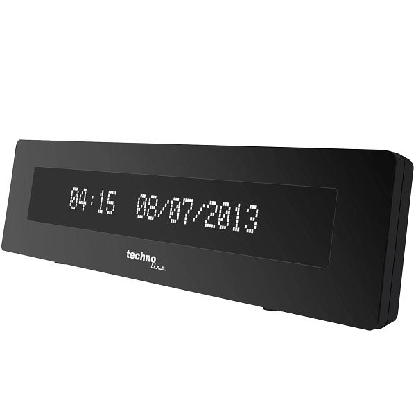 Réveil à quartz Technoline, dimensions : 157 x 42 x 38 mm, WT 435