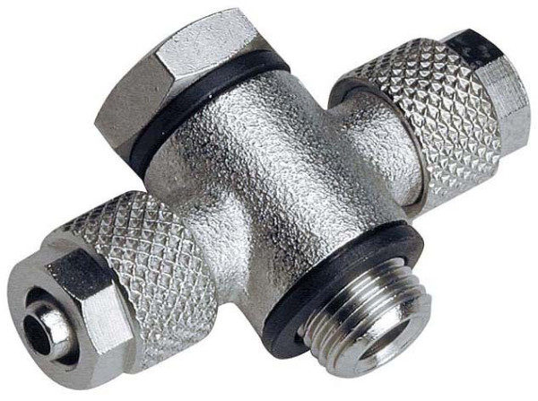 temporisateur A-TSH-6/4-3/8-MSv, raccord banjo en T - cylindrique, 1 voie avec vis banjo, UE : 10 pièces, 01670518