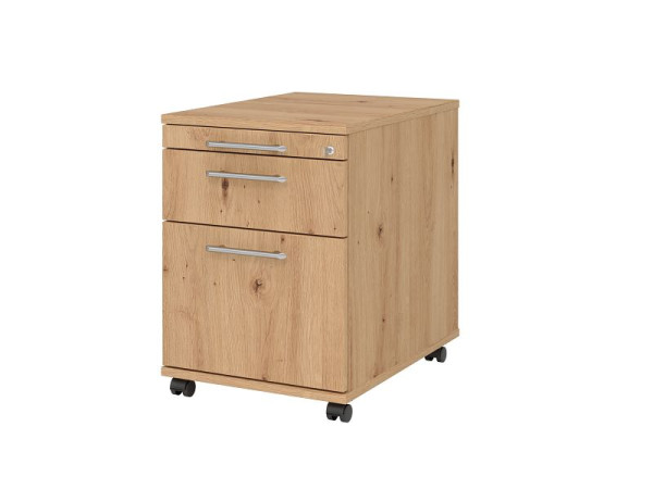 Conteneur roulant Hammerbacher 58cm, 1 tiroir, 1HR, serrure RE Asteich, VAC20/R/R/RE