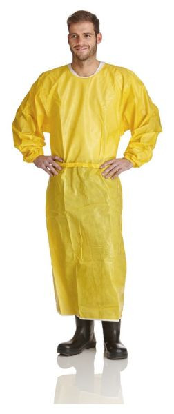 Tablier de protection chimique ProSafe XP3000, longueur 145 cm, jaune, UE : 25 pièces, PSXP-SC