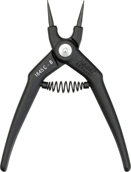 Pince pour circlips Hazet, Type droit (Forme C) pour circlips internes, Longueur : 140 mm, Poids net : 0,05 kg, 1845C-8