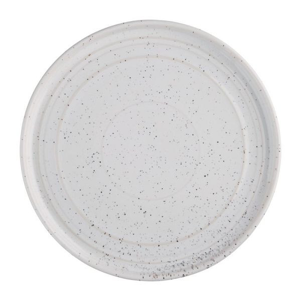 Assiette plate ronde Olympia Olympia Cavolo blanc moucheté 220mm, UE: 6 pièces, FD903