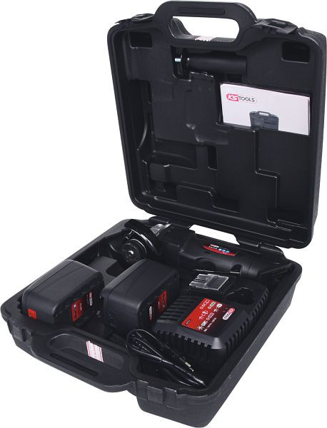 Meuleuse d'angle sans fil KS Tools 7000 tr/min avec 2 batteries et 1 chargeur, 515.4111