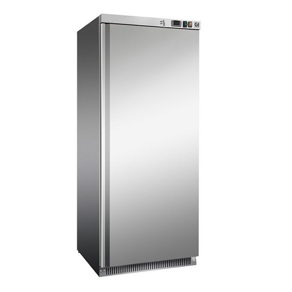 Congélateur Gastro-Inox 600 litres en acier inoxydable, réfrigéré statique, capacité nette 580 litres, 201.103