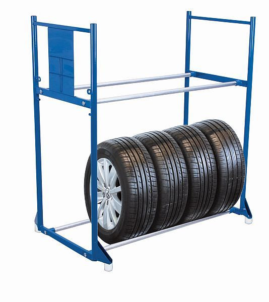 Support à pneus VARIOfit à 2 niveaux, dimensions extérieures : 1 205 x 750 x 1 325 mm (LxPxH), sw-646.004