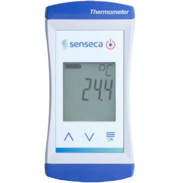 Senseca ECO 120 Thermomètre d'alarme étanche pour capteur interchangeable BNC, 486749