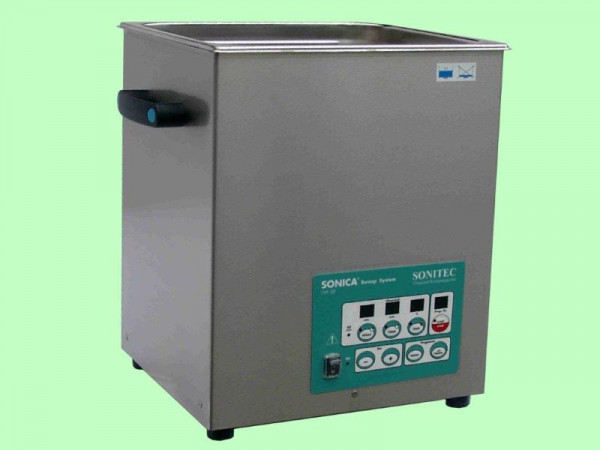 Bac compact à ultrasons SONITEC 18 litres, température de contrôle : jusqu'à 70°C, 4300EP