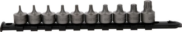 KS Tools Jeu de douilles 3/8" Torx, courtes, 10 pièces T10-T55, 917.4015