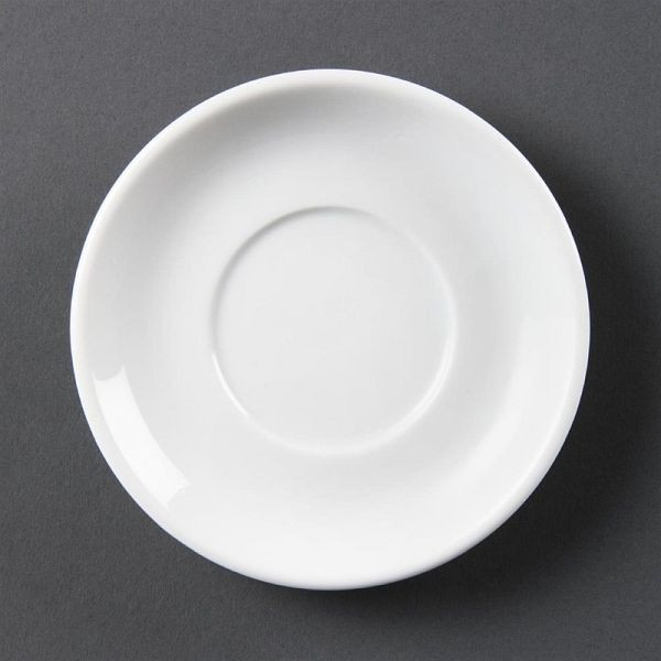Soucoupes blanches OLYMPIA pour CB471, UE : 12 pièces, CB472