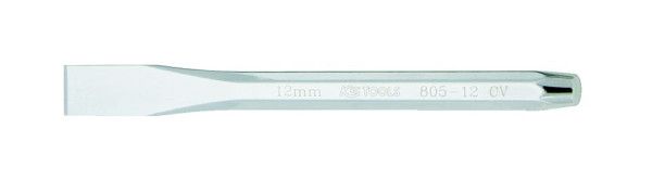 Burin plat KS Tools, octogonal, 130 mm, 156.0162