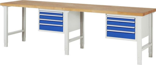 Etabli RAU série 7000 - modèle 7132, L3000 x P700 x H790-1140 mm, 13-7132A1-307B4H.11