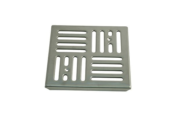 Grille en acier inoxydable Marley pour drains 150 x 150 mm, 067834