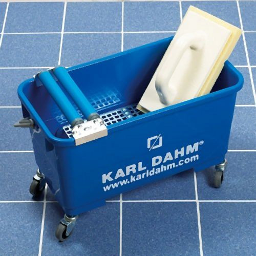 Kit de lavage de carrelage Karl Dahm, avec rouleaux et roues, 11423