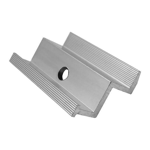 Pince d'extrémité Offgridtec 35 mm pour modules solaires avec cadre - pince de fixation solaire largeur 70 mm, 8-01-001285