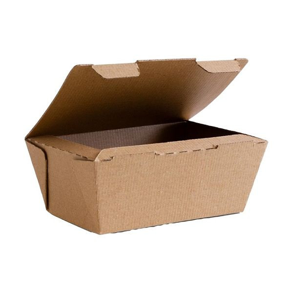 Boîte à emporter cannelée compostable Vegware (paquet de 300), CF885
