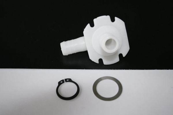 Entrée d'eau ELMAG PVC (Pos 16, 22+23) pour 'ROLL WATER MEGA 20/16', 9402325