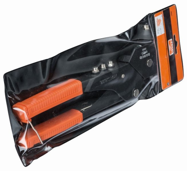 Pince à riveter Bahco, tête pivotante à 360°, Ø 2,4/3,2/4/4,8 mm, 285 mm, 2681