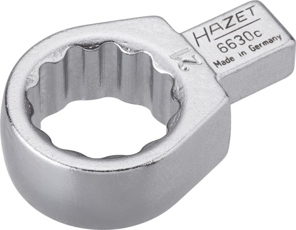 Clé polygonale à insert Hazet, insert carré 9 x 12 mm, profil de traction double hexagonal externe, 21 mm, 6630C-21