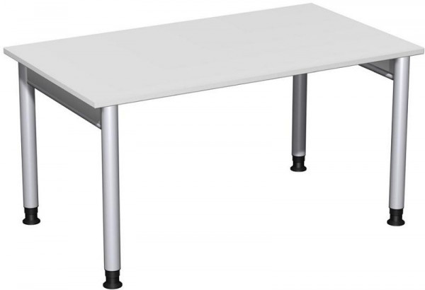 Bureau geramöbel réglable en hauteur, 1400x800x680-820, gris clair/argent, N-657145-LS