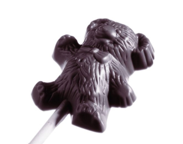 Schneider moule à chocolat sucette, ours en peluche, 275x135 mm -48x37x15 mm, 421354