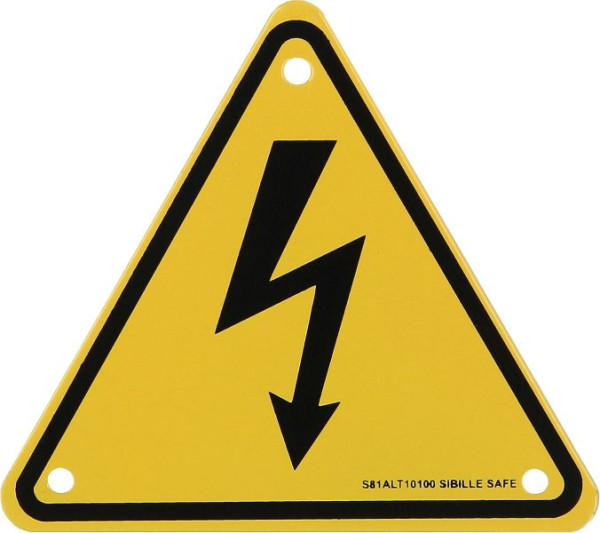 KS Tools panneau d'avertissement flash hybride, aluminium, 100 mm, 117.0176