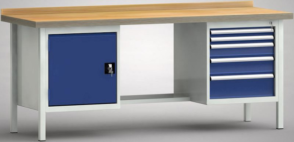 Etabli standard KLW - 2000 x 700 x 840 mm L x P x H, WS202N-2000M40-E2003