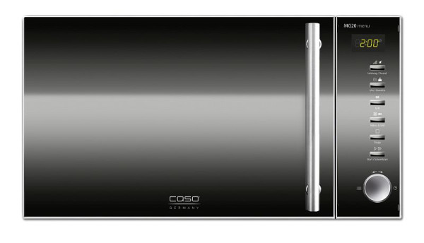 CASO micro-ondes avec grill MG20 menu, argent/noir, 3320