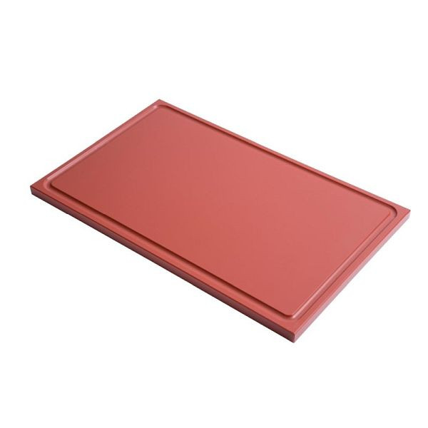 Planche à découper Gastro M avec rainure de jus GN1 / 1 marron, GN334