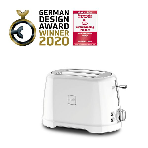 NOVIS Iconic Line Toaster T2 blanc, 900 W / 220-240 V, 6115.01.20