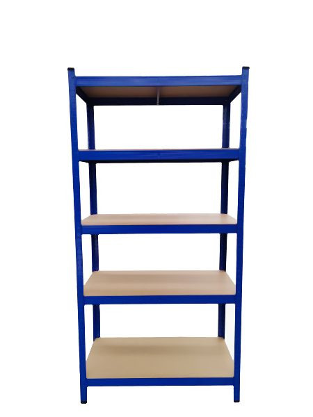 Etagère robuste Metra, 90 x 40 x 180 cm, laquée bleu, 10803