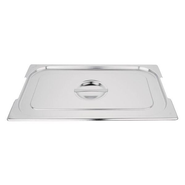 Couvercle Vogue en acier inoxydable GN1 / 1 pour récipients GN avec poignées, CB181