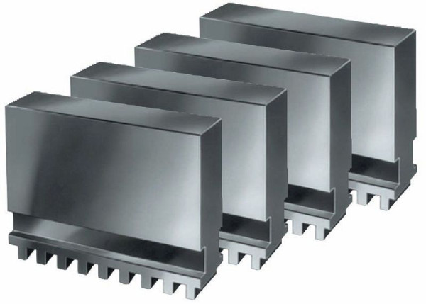 Mors à bloc souple ELMAG adaptés aux mandrins de tour à quatre mors Ø : 160 (1 jeu = 4 pièces), 89506
