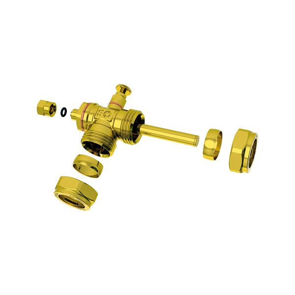 Bague de serrage Solarbayer, raccord de capteur, pièce en T 22 mm avec manchon d'immersion pour capteur 6 mm, 430014000
