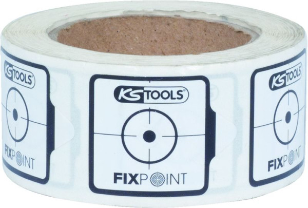 KS Tools rouleau d'autocollants pour camion Fixpoint, 300 autocollants, 150.1815