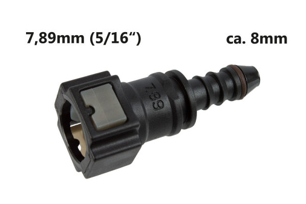 Connecteur femelle Stahlmaxx SAE 7,89 (5/16") sur câble 8 mm, XXL-116729