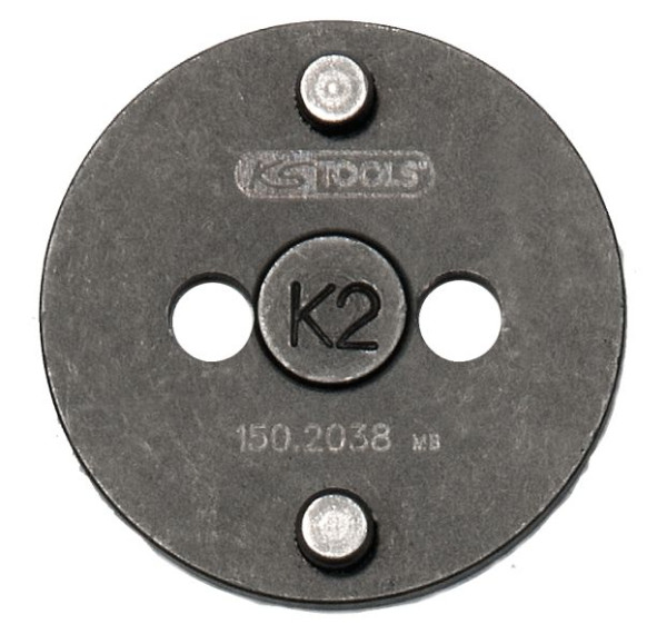 Adaptateur d'outil pour piston de frein KS Tools n° K2, diamètre 45 mm, 150.2038