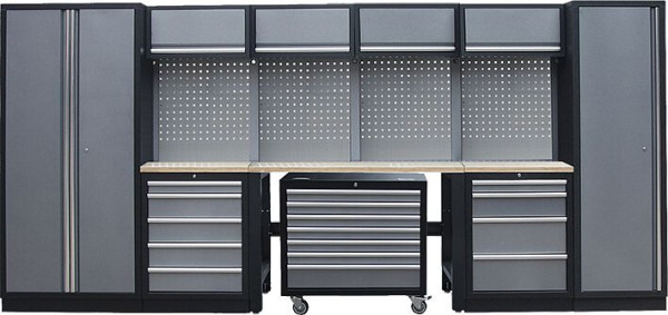 Kunzer module d'atelier 4, avec plan de travail en bois, WESH4