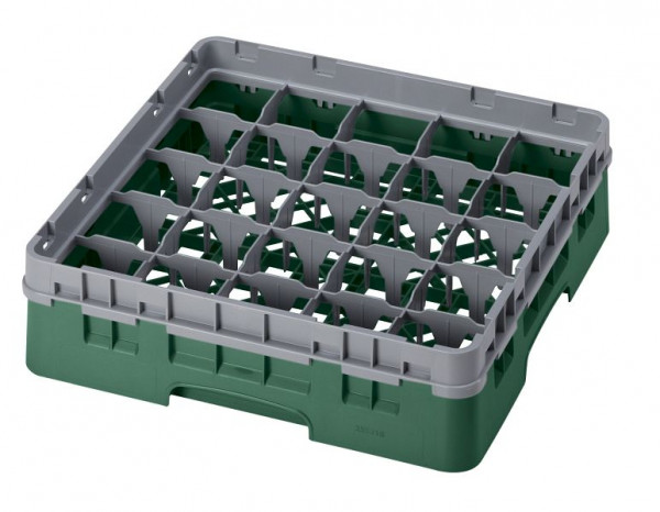 Panier de lavage Cambro 25 compartiments Camrack®, vert bouteille, 9,2 cm, VE: 5 pièces, 25S318119