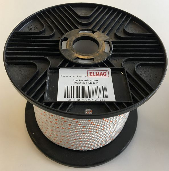 Corde de démarrage ELMAG 4 mm, vendue au mètre, 9503442