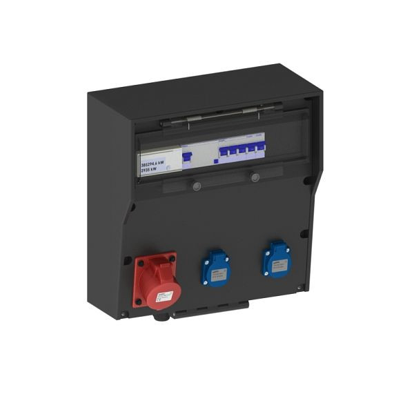 ELSPRO Vollgummi-Wandverteiler WIESBADEN 1x32/5 2xSCH MCB RCD 1xDZ, 28583944