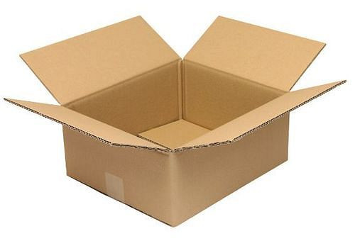 Boîte pliante en carton ondulé TransPak à 2 parois, dimensions intérieures 350 x 300 x 140 mm, qualité 2.30BC, lot de 10, 299334